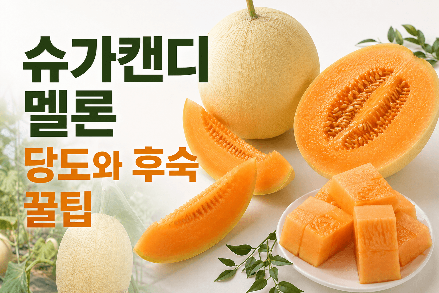 슈가캔디 멜론의 이미지와 단면