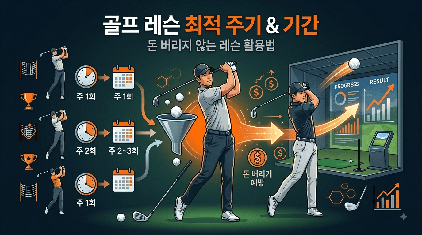 골프 레슨 주기 및 최적 기간 선택 가이드